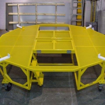 Engine Casing Trolley Fabricated For Rolls Royce