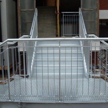 Fire Escape Stairs For Kettering Hospital 2