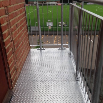 Steel Fire Escape Stairs And Landing Manufactured And Installed To Ce Mark 1090 Execution Class 2 2