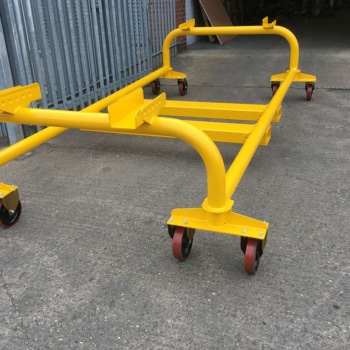 Trolley For Holding Taxis Chassis For The London Taxi Company